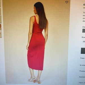 Reformation Red Kaila Dress New W/O Tags